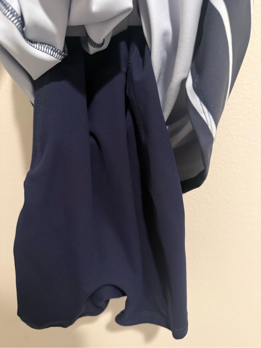 Abercrombie Kids YPB Slash Mini Dress 7/8 Navy Striped Athletic Skater - Picture 7 of 7